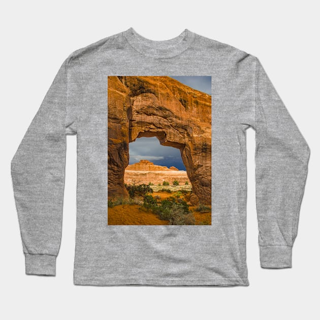 Through the Aperture, Arches National Park Long Sleeve T-Shirt by BrianPShaw